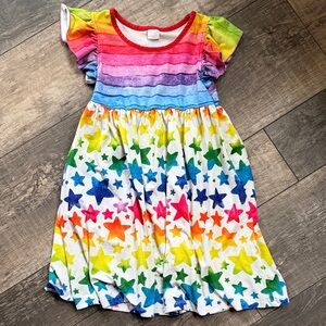 Penelope and plumm Colorful Starry Kids Dress